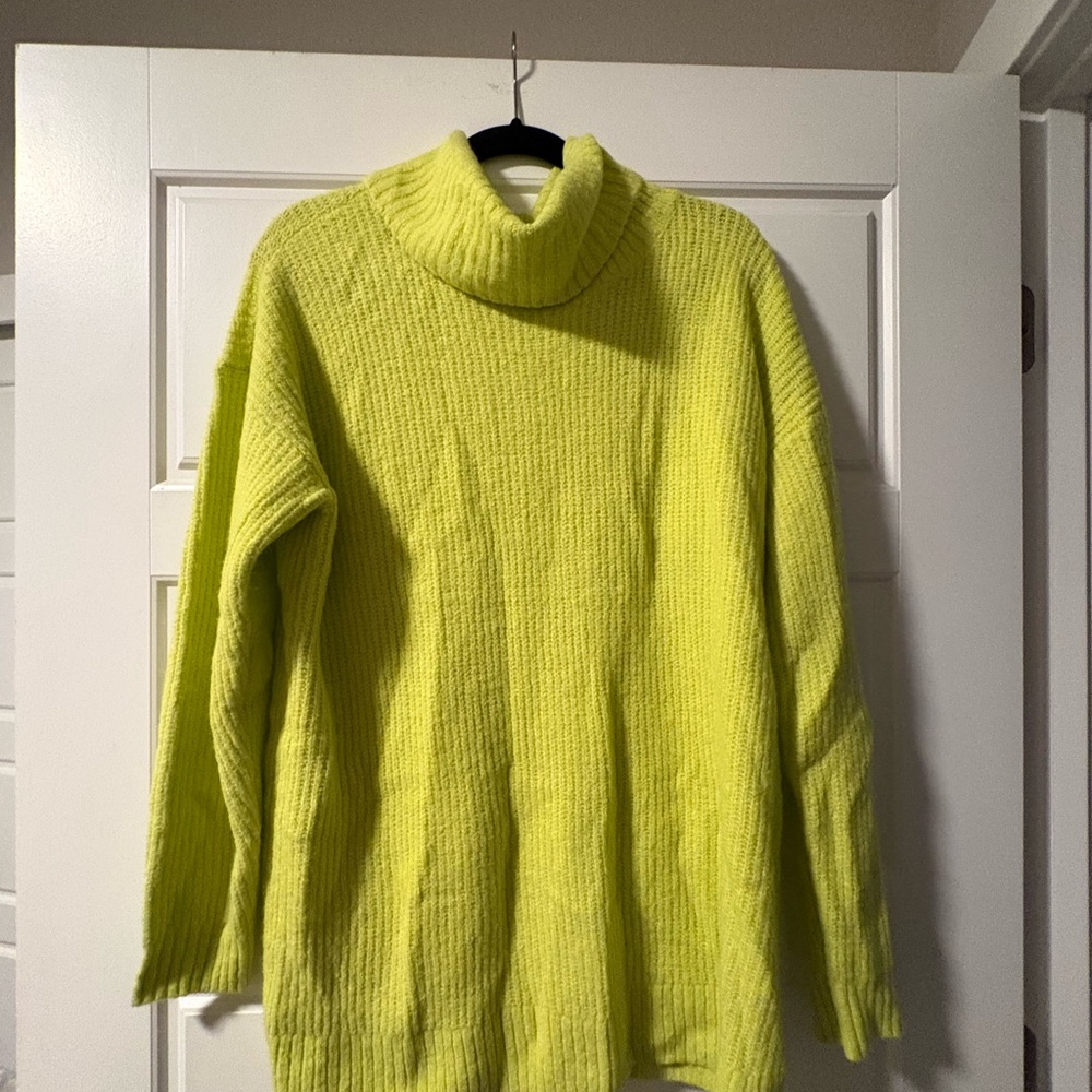 Style & Co. Bright Yellow Turtleneck Sweater